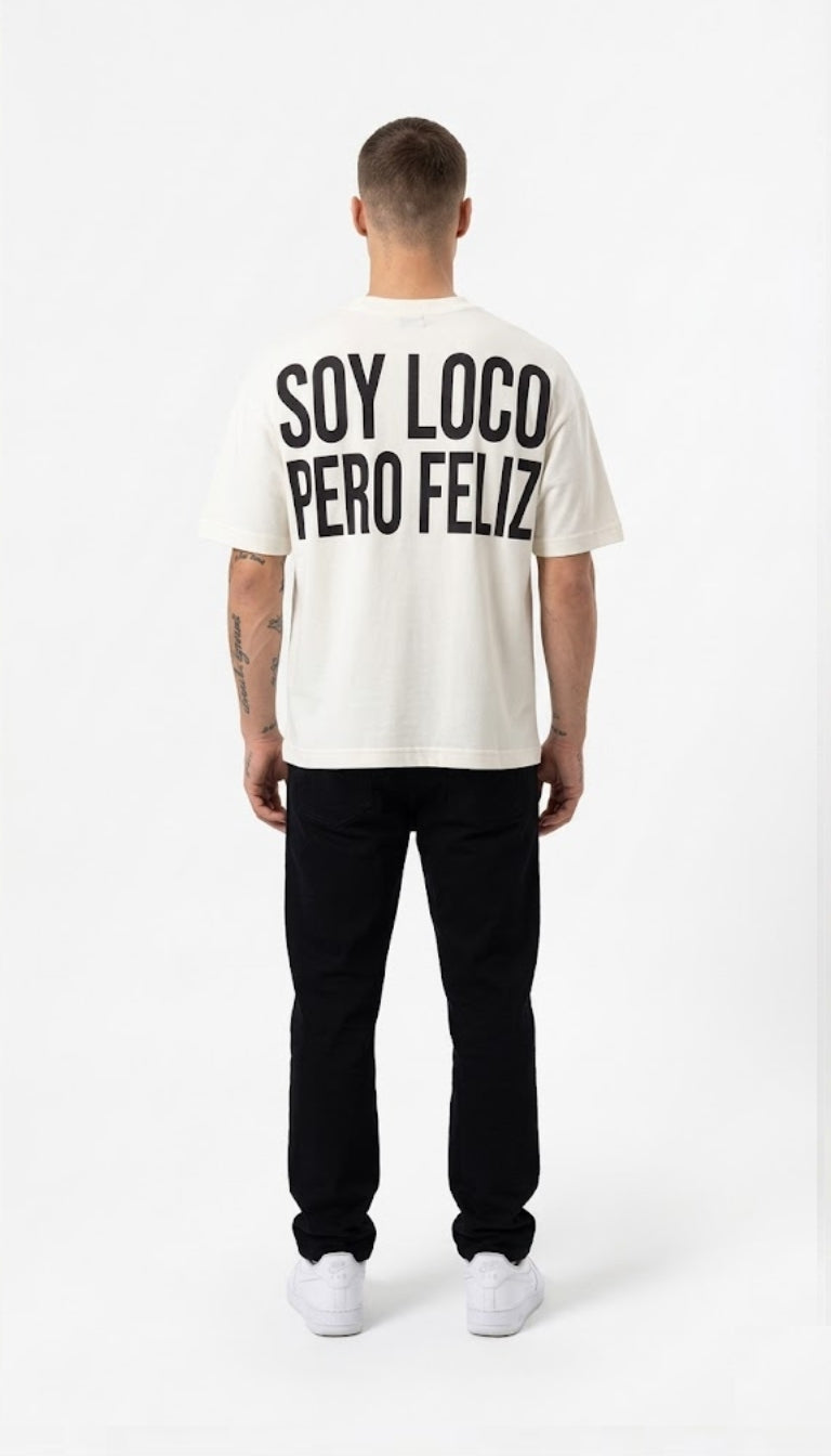 T-Shirt Boxy "Soy Loco"