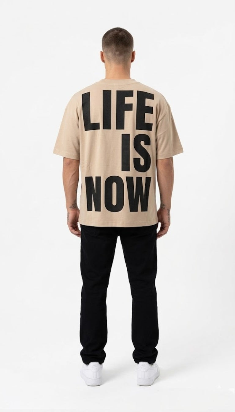 T-Shirt Boxy "Life is Now"