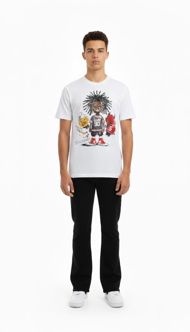 T-Shirt Saint Character Graphic