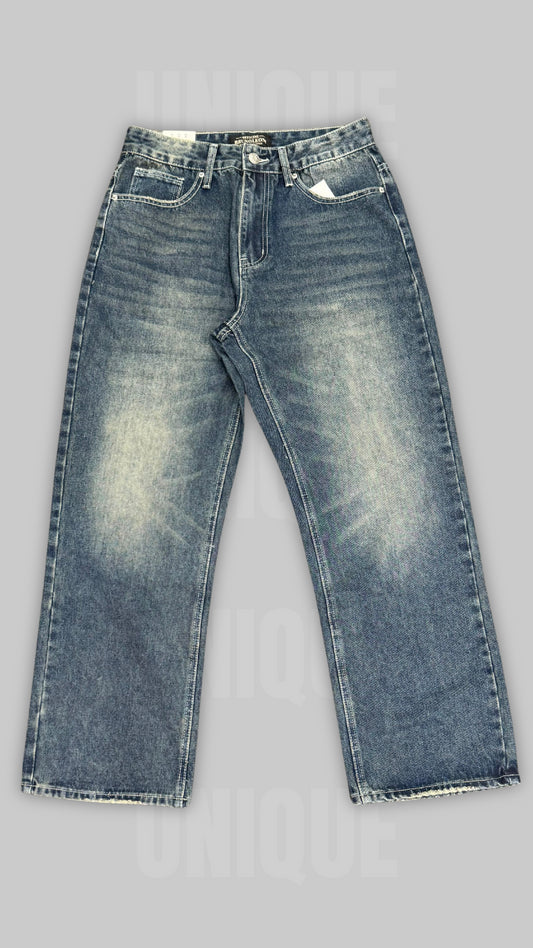 JEANS BAGGY BLU