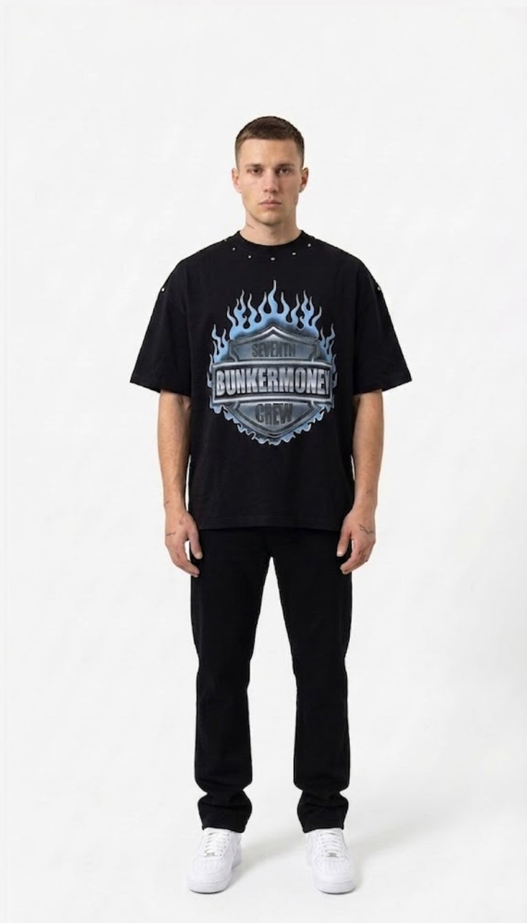 T-Shirt Oversize "Bunkermoney"