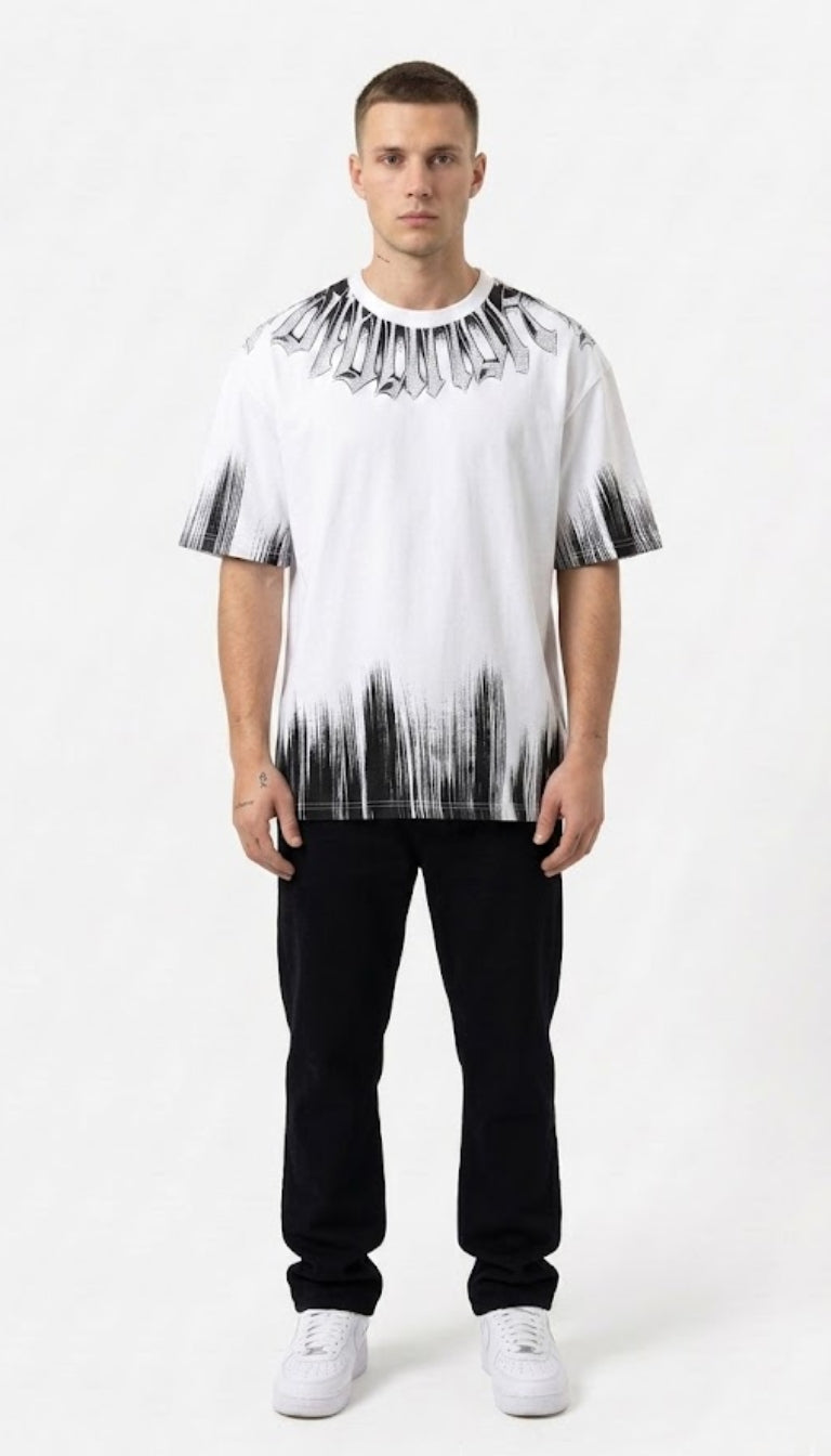 T-shirt Rhinestone Gothic