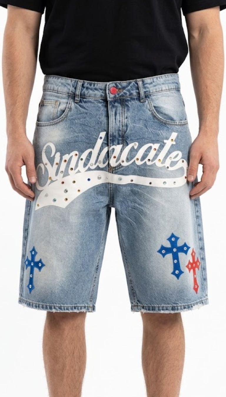 Jorts Denim "Syndicate Bling"