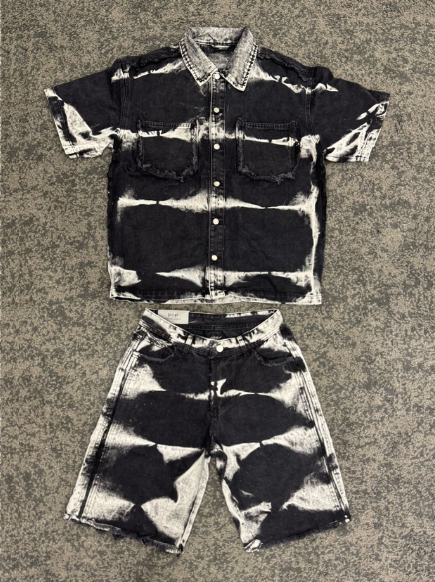 COORDINATO WASHED BLACK