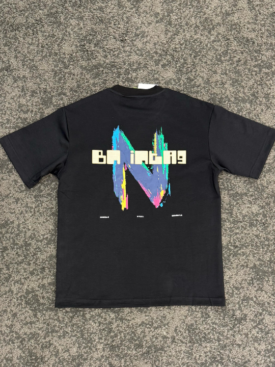 T-SHIRT MOD. BARR* BLACK