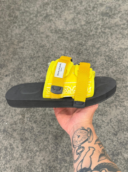 CIABATTE DUALSCAPE GIALLE BANDANA