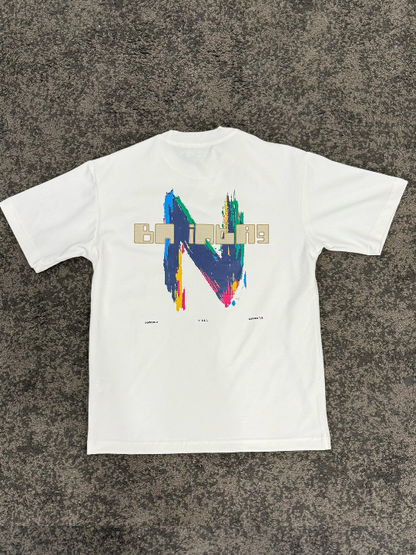 T-SHIRT MOD. BARR* WHITE