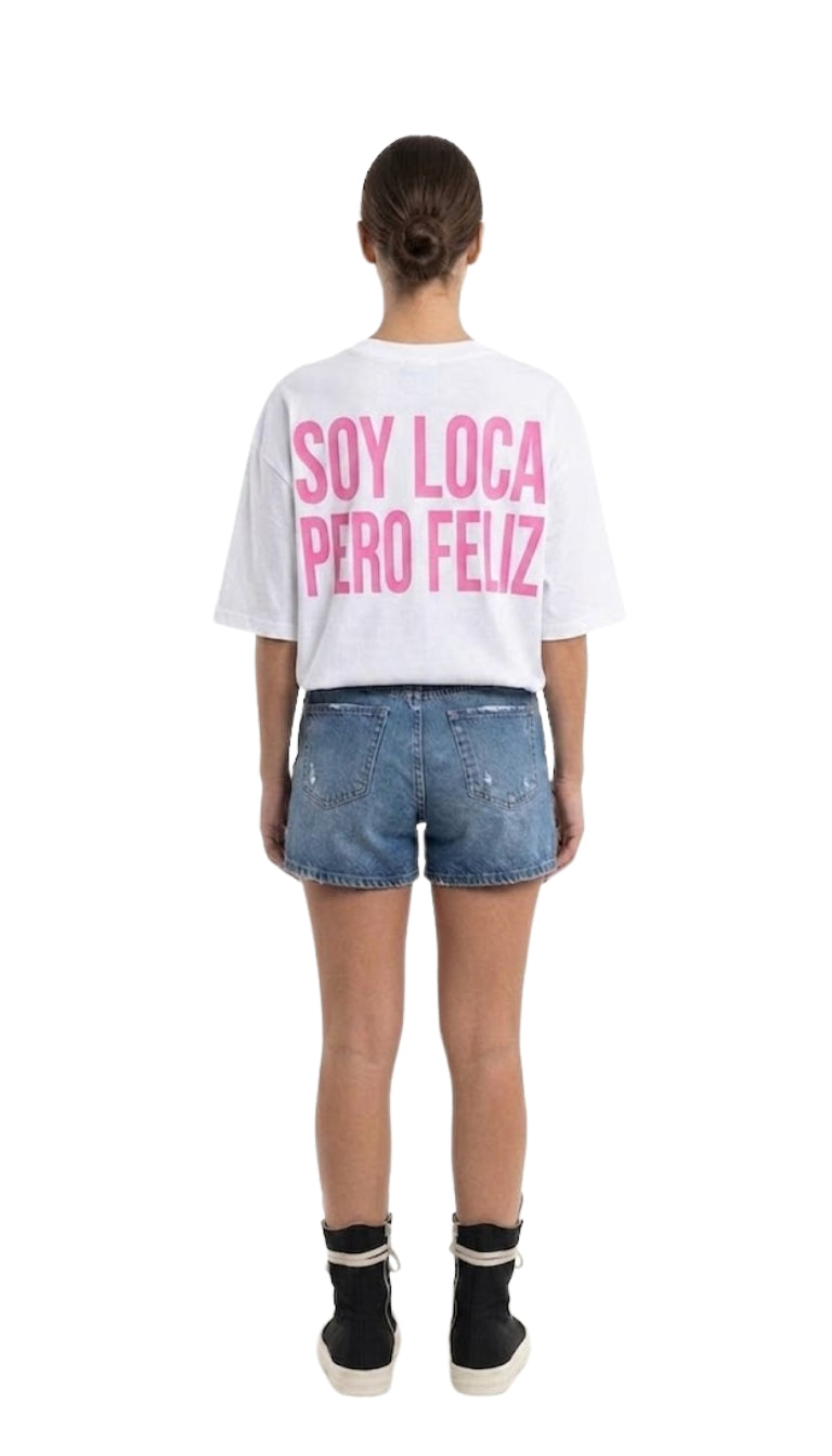 T-Shirt Boxy "Soy Loca"