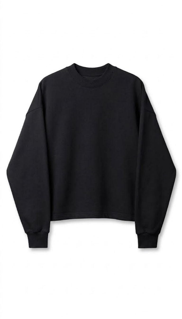 Felpa girocollo dal taglio oversize