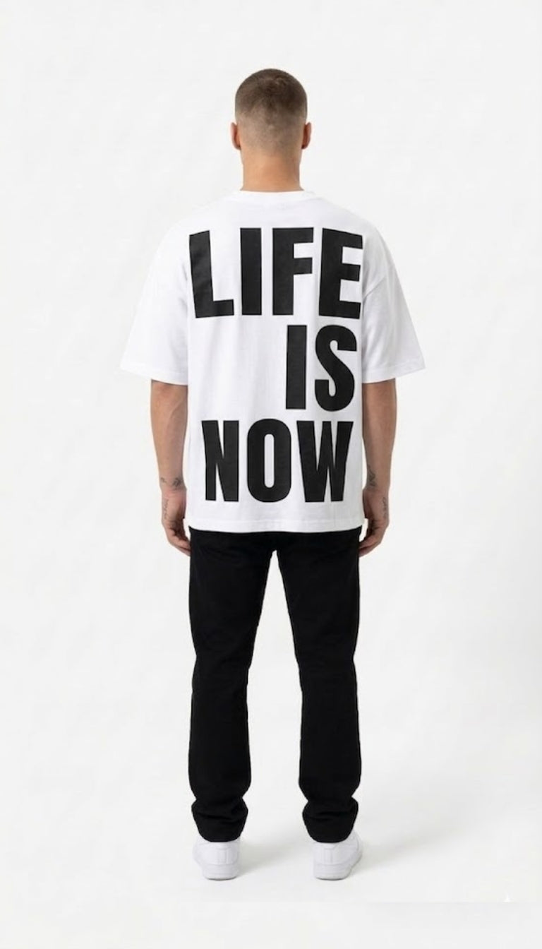 T-Shirt Boxy "Life is Now"