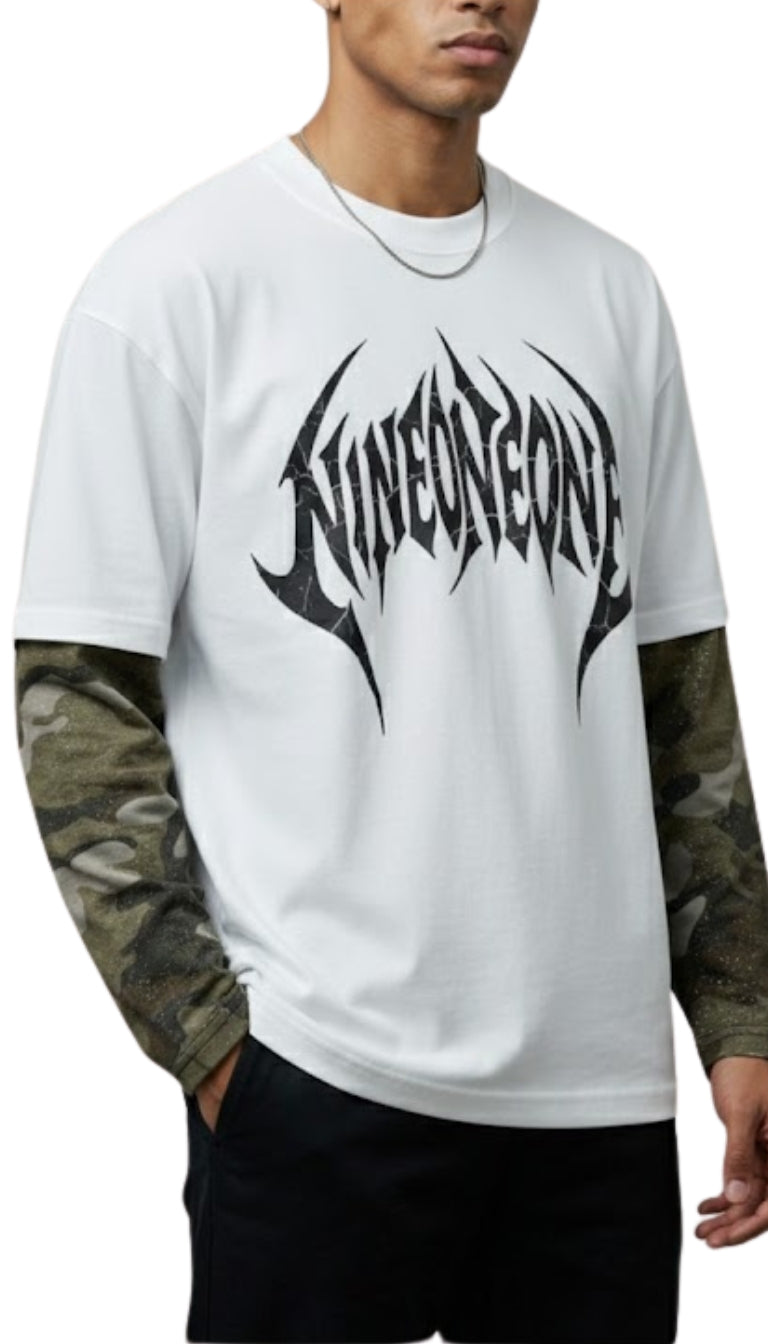 Long-Sleeve Double Camo Diamond