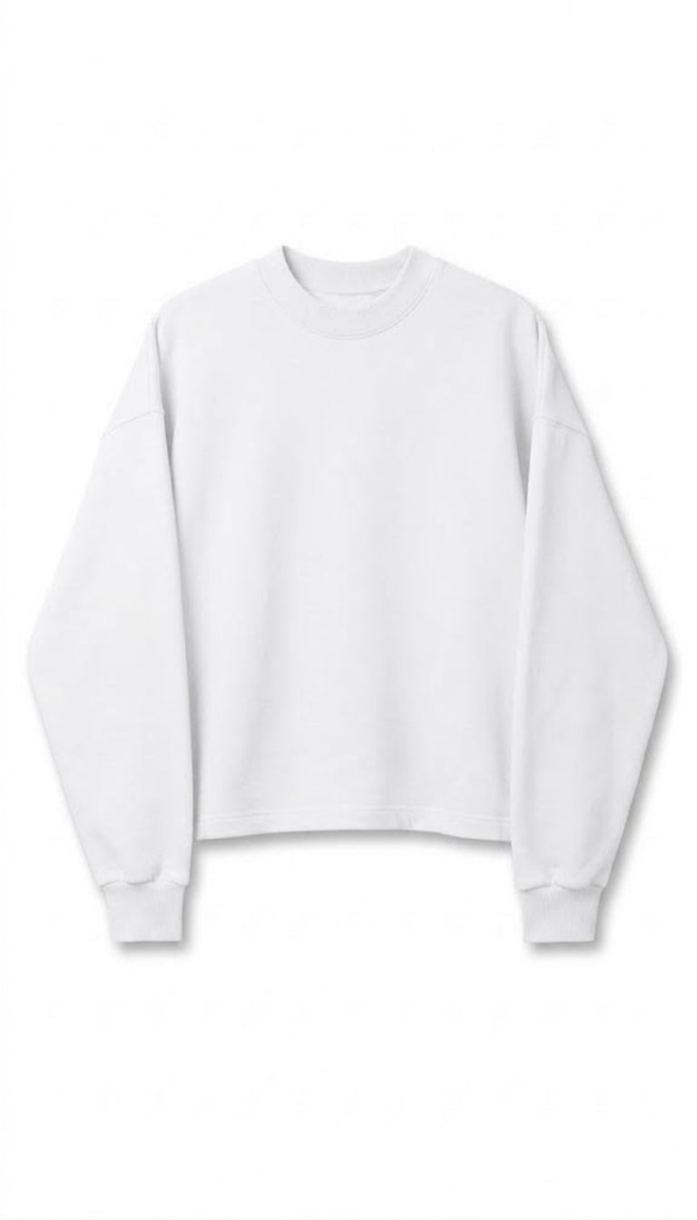 Felpa girocollo dal taglio oversize