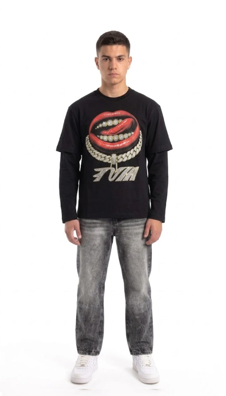 Longsleeve "Bocca Gioiello"