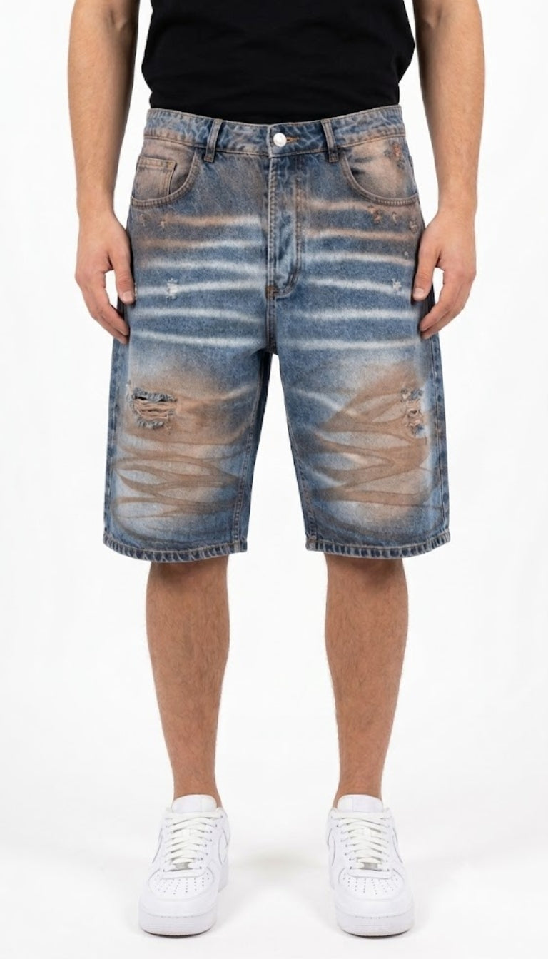 Jorts Denim "Web Fade"