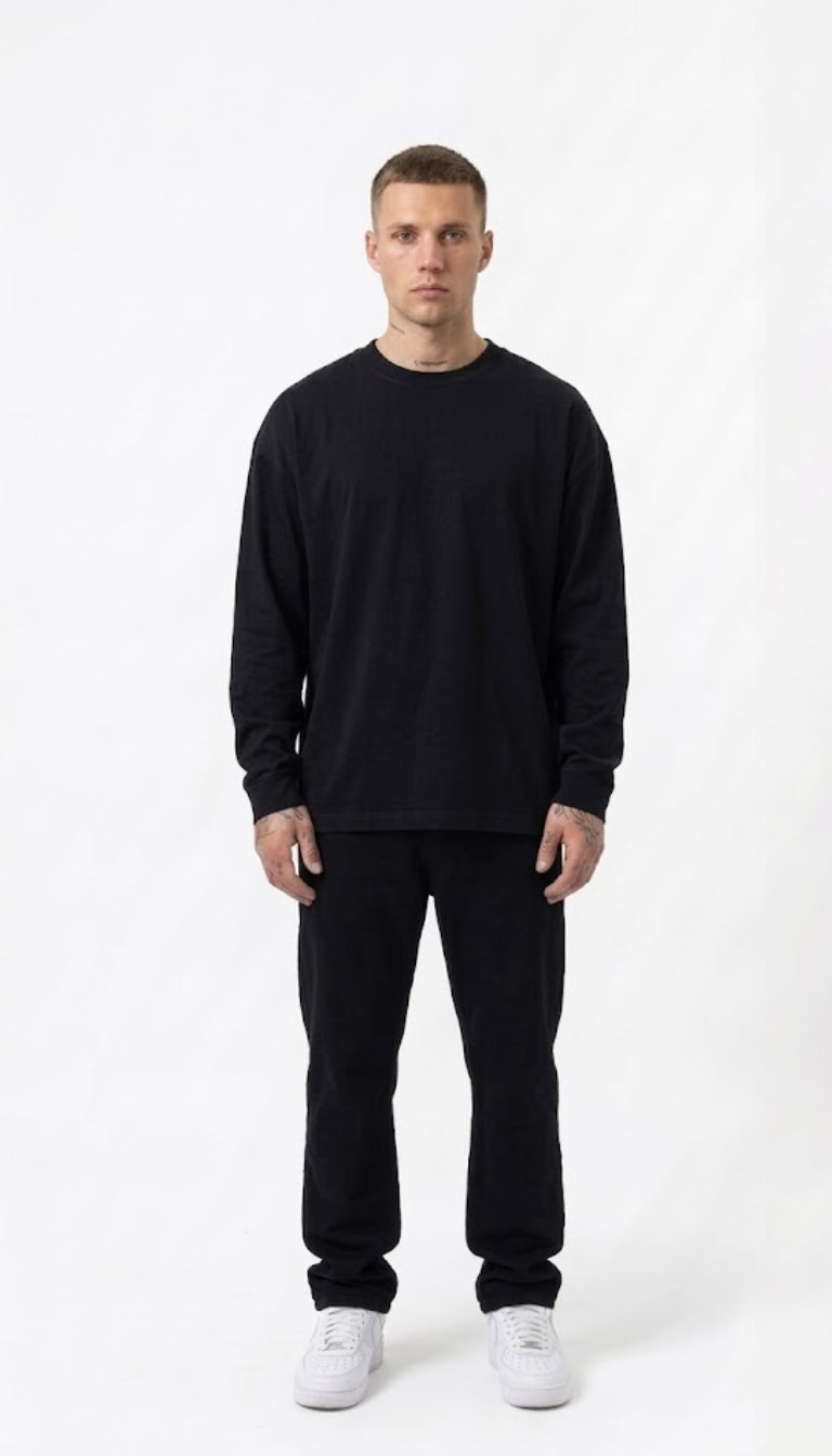 T-Shirt a Maniche Lunghe (Longsleeve) Oversize Box-Cut