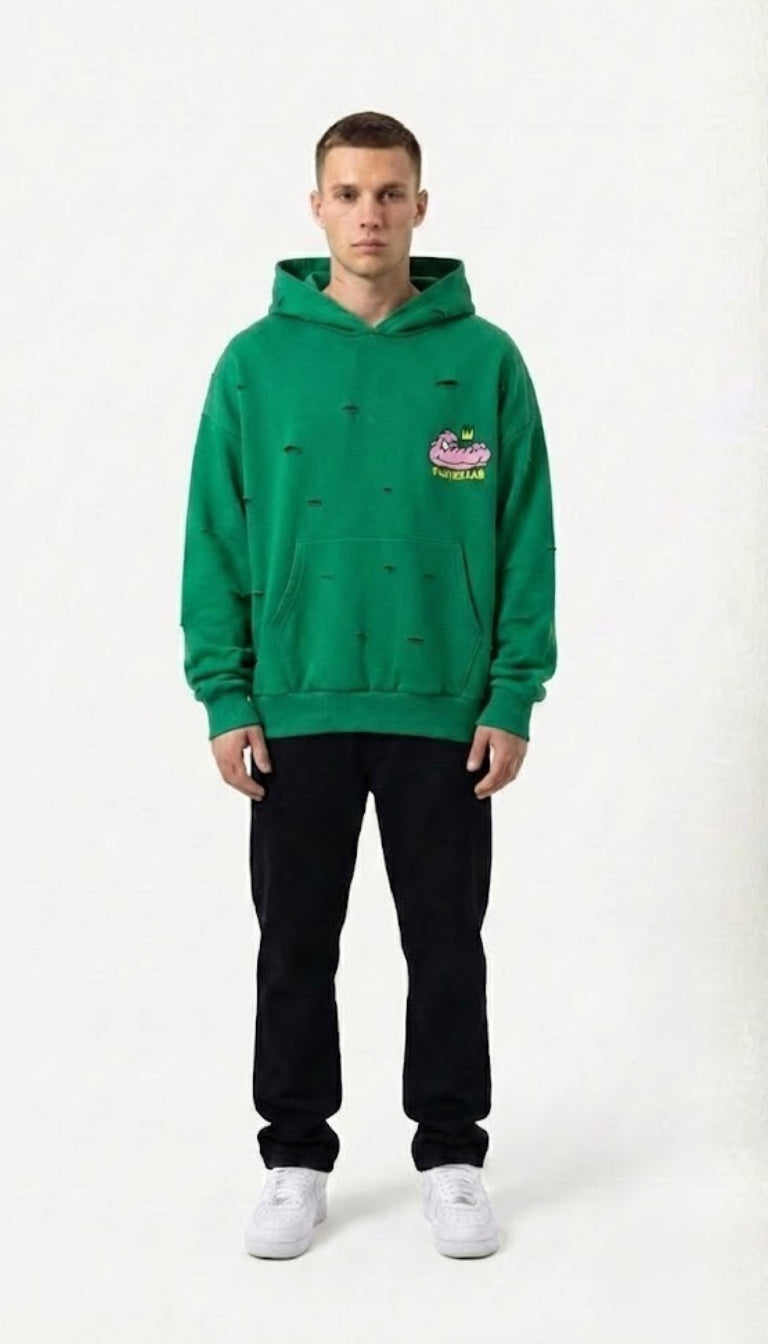 Felpa Hoodie Pluto’s Lab Rotture