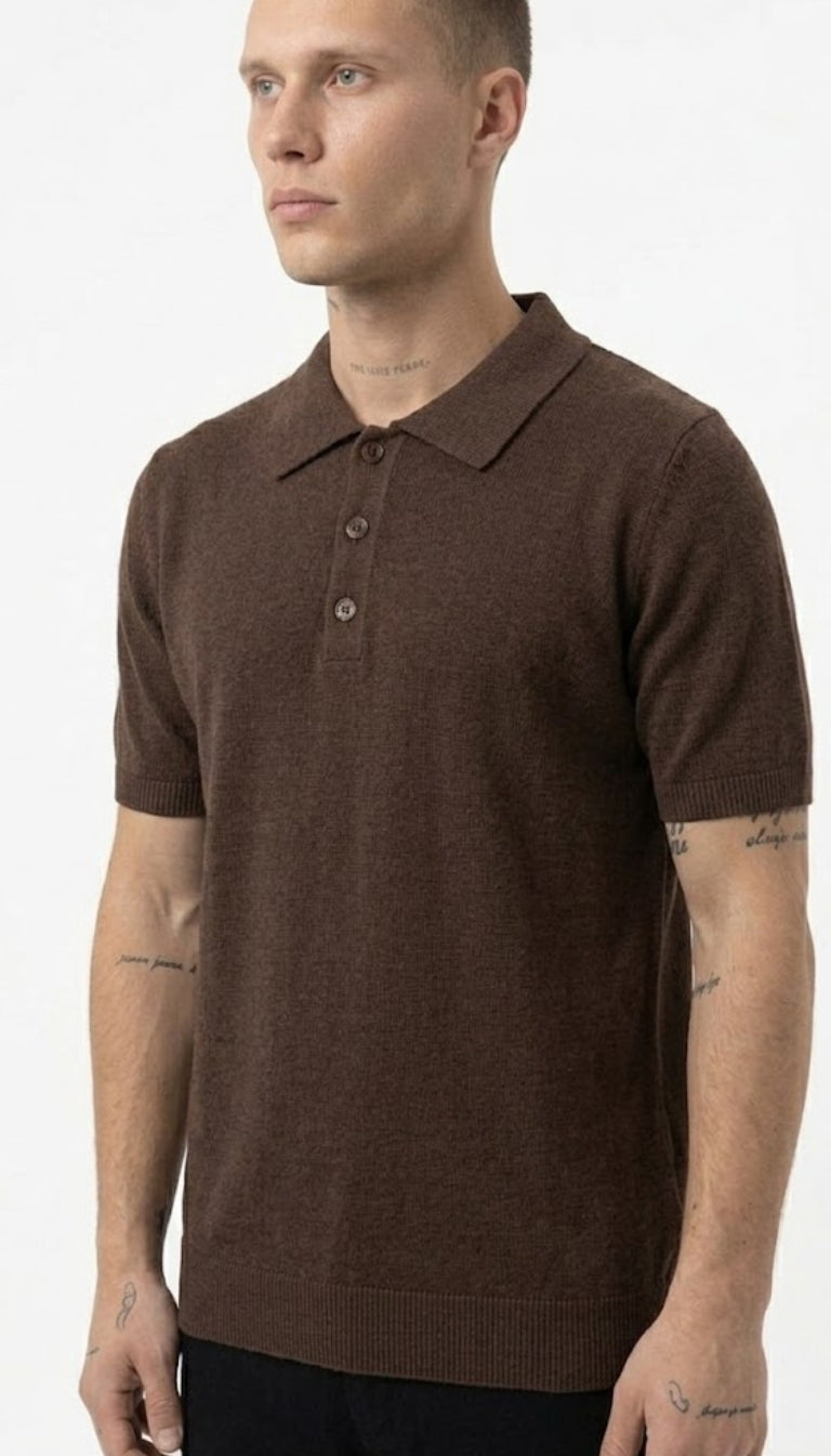 Polo In Filo con Bottoni