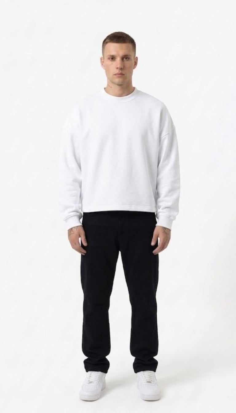 Felpa girocollo dal taglio oversize