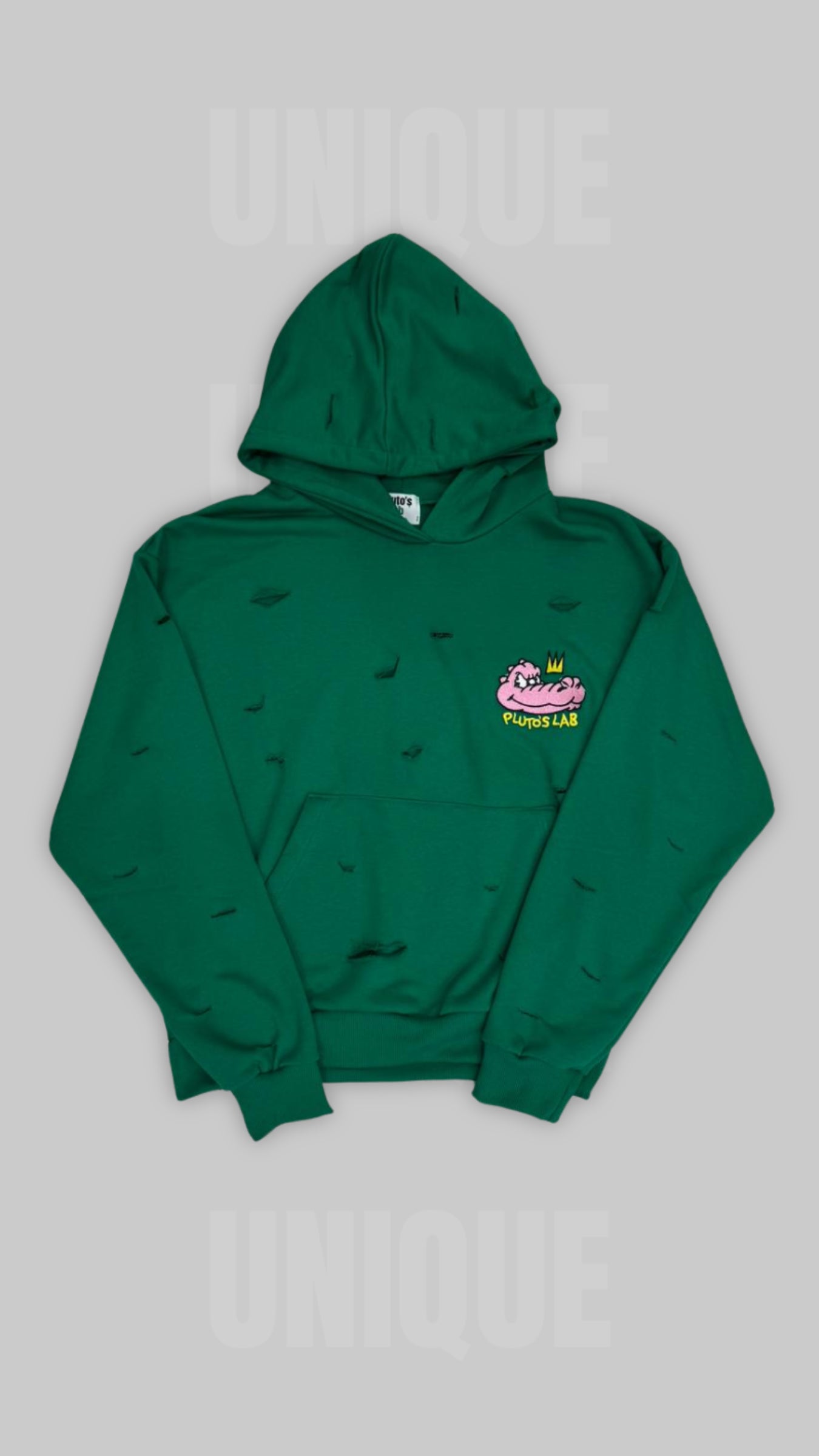 Felpa Hoodie Pluto’s Lab Rotture