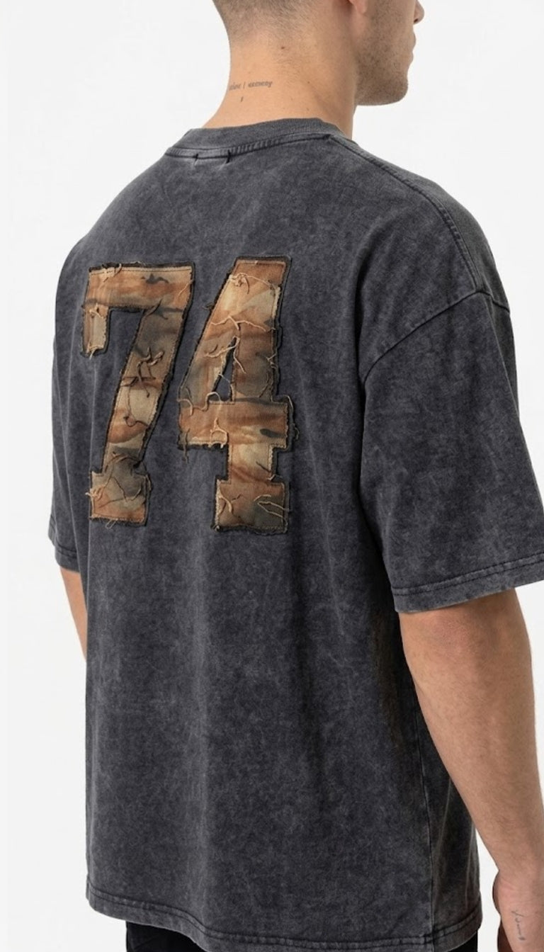 T-shirt "74" Patchwork