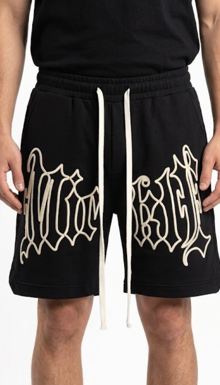 Shorts  "Gothic Calligraphy"