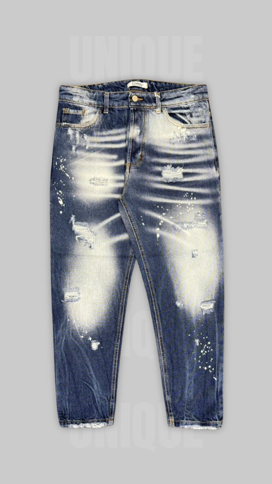 JEANS SLIM FIT EFFETTO VISSUTO