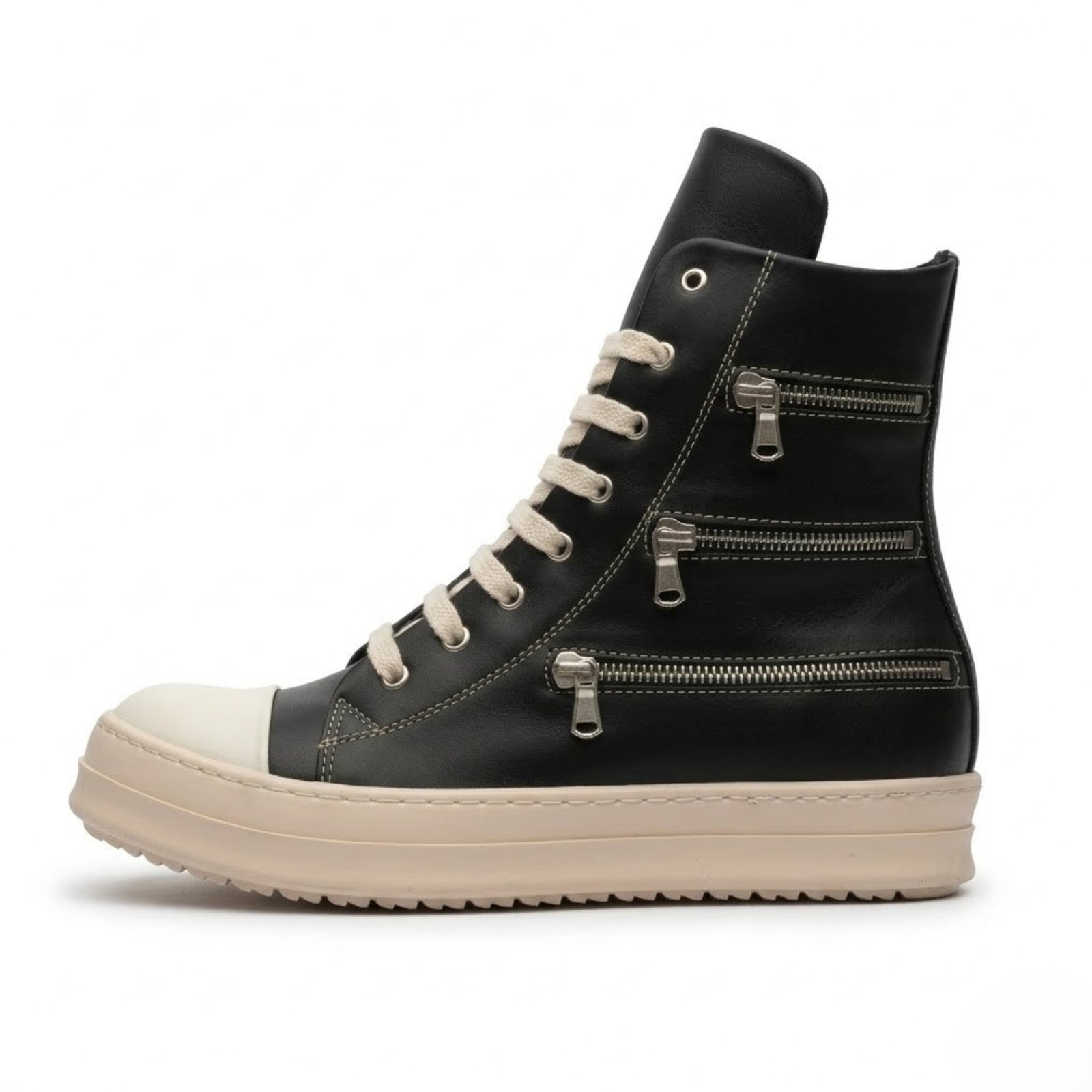 Sneakers Mod R*CK Tripla Zip Pelle