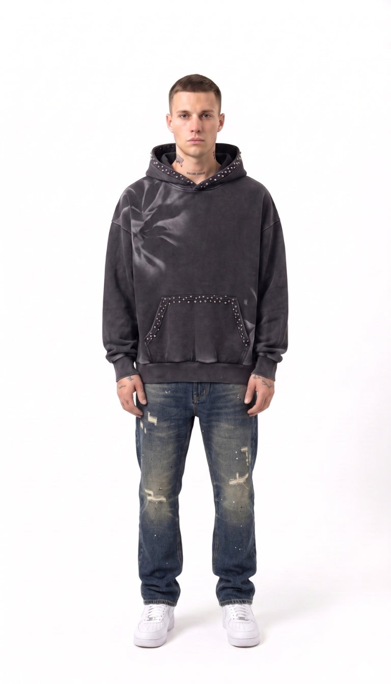 Jeans Denim Vissuto Effetto Vernice