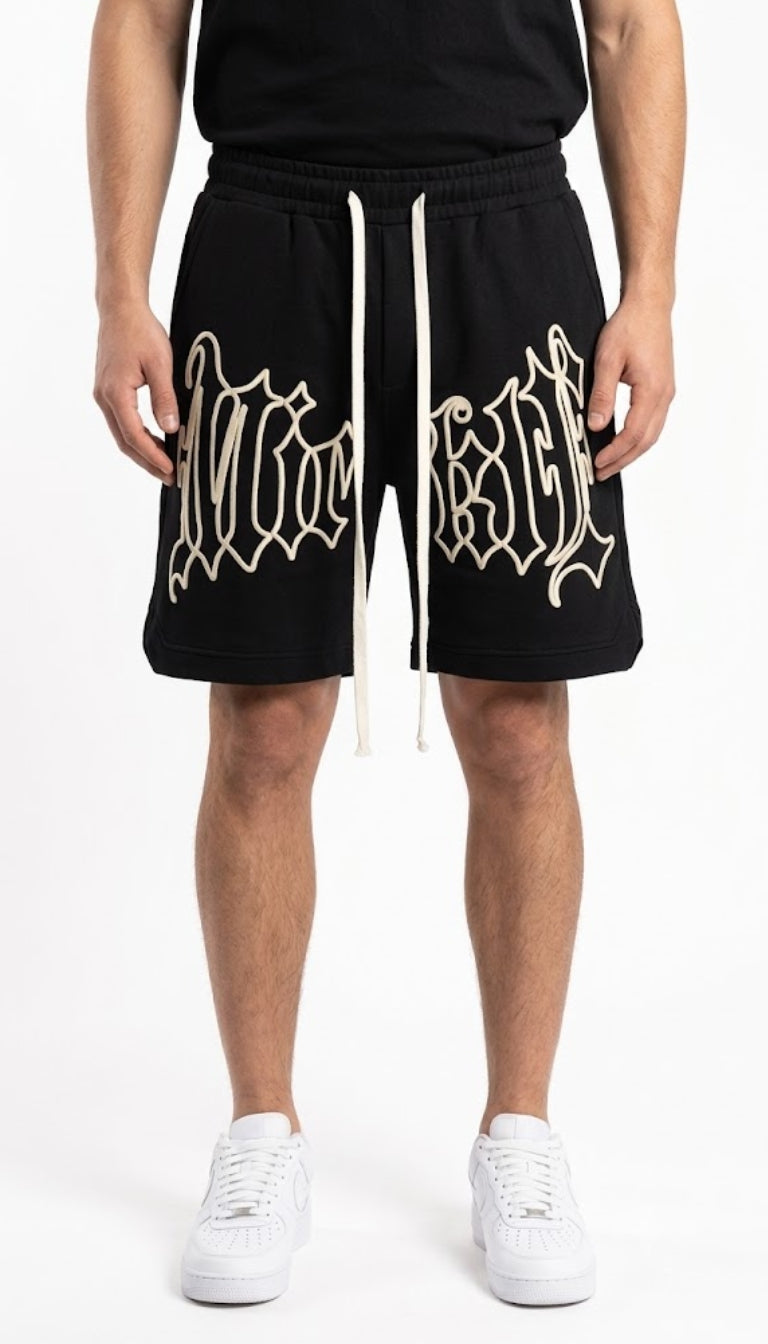 Shorts  "Gothic Calligraphy"