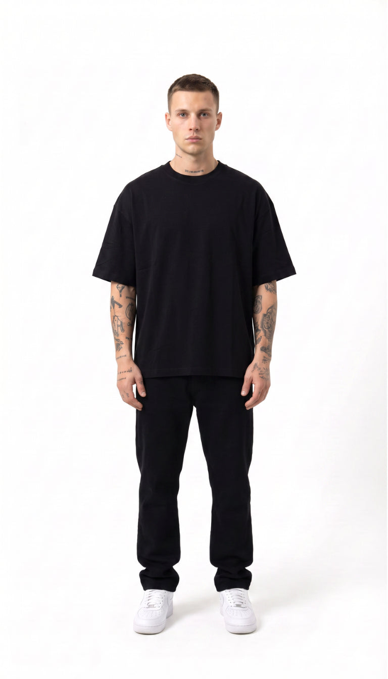 T-shirt Basic Girocollo in Cotone