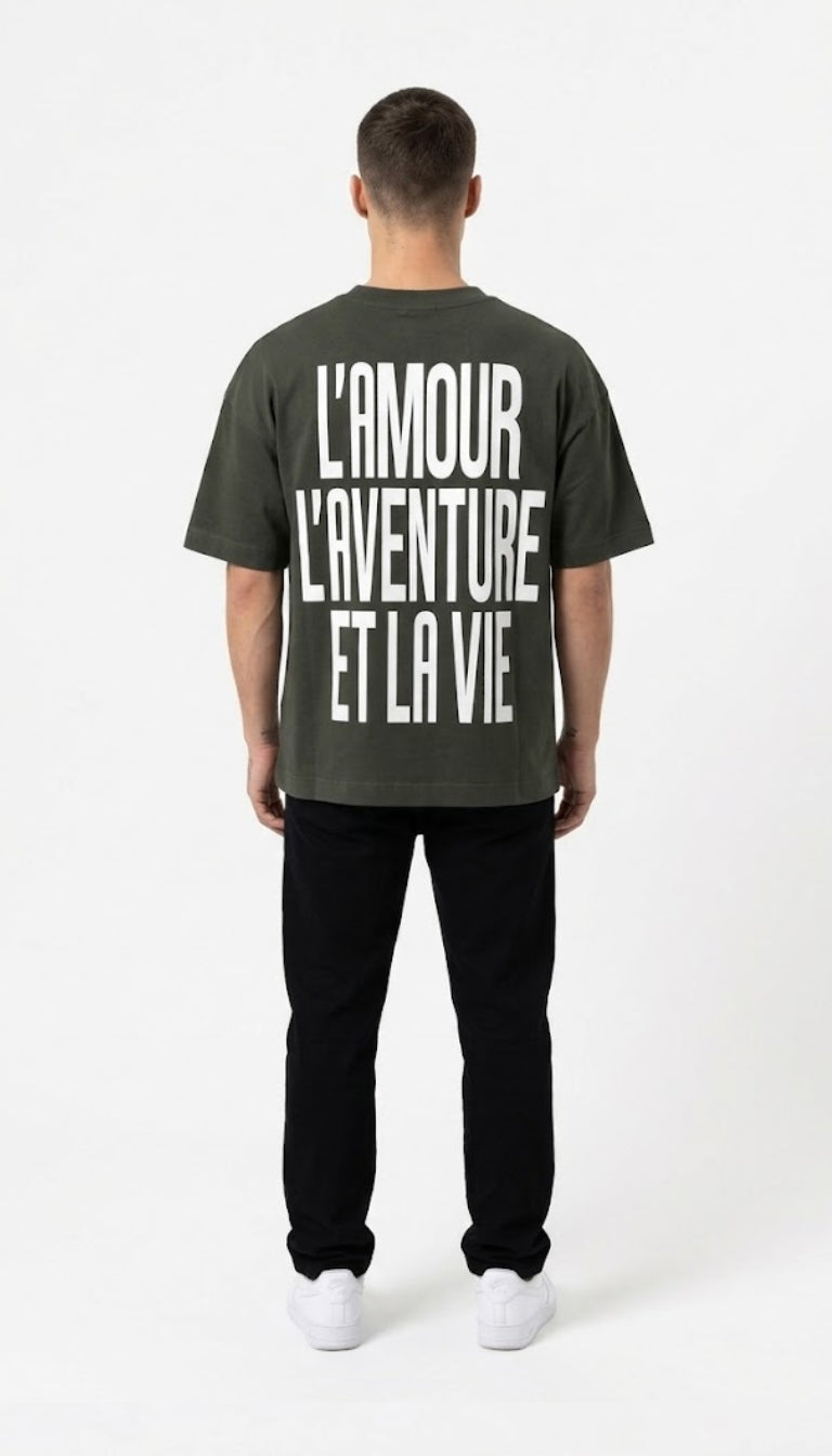 T-Shirt Boxy "L'Amour"
