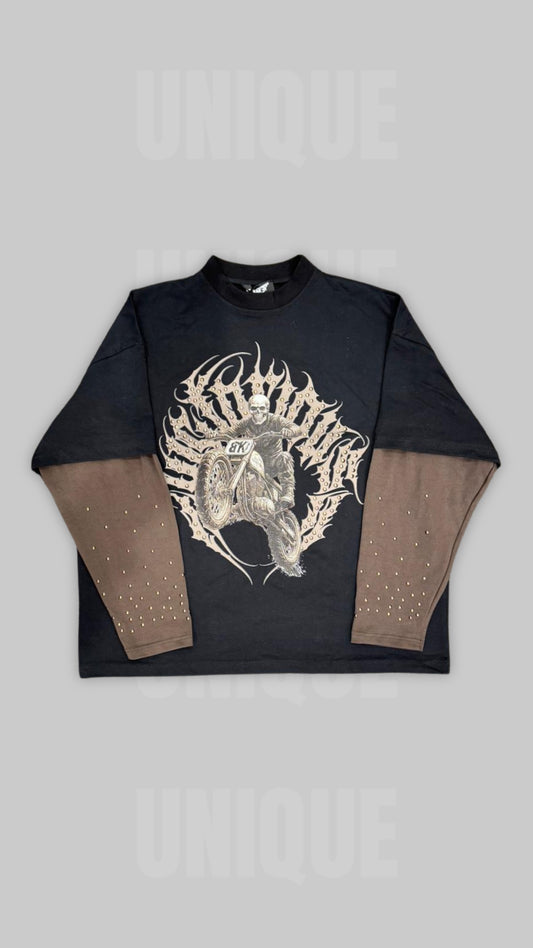 LONGSLEEVE "BIKER SKULL"