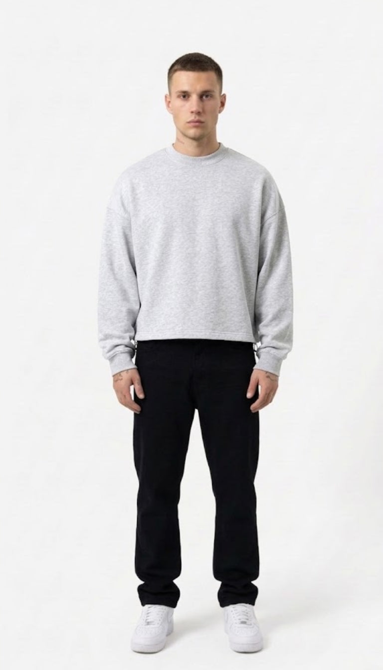 Felpa girocollo dal taglio oversize