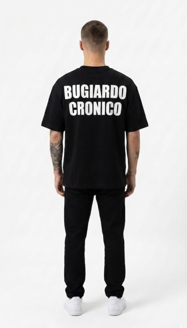 T-Shirt Boxy "Bugiardo Cronico"
