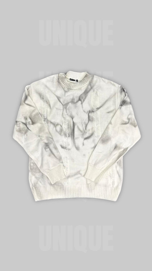DISTRESSED GHOST KNIT