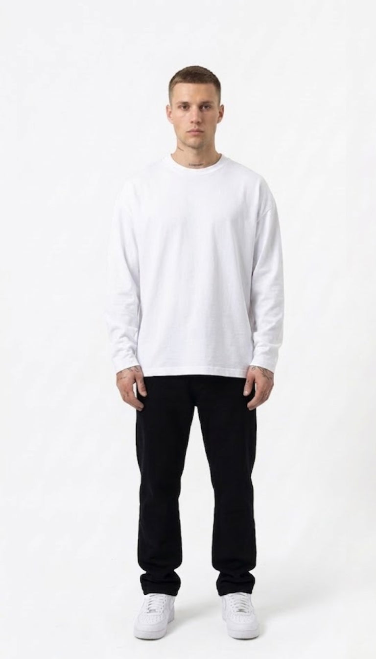 T-Shirt a Maniche Lunghe (Longsleeve) Oversize Box-Cut