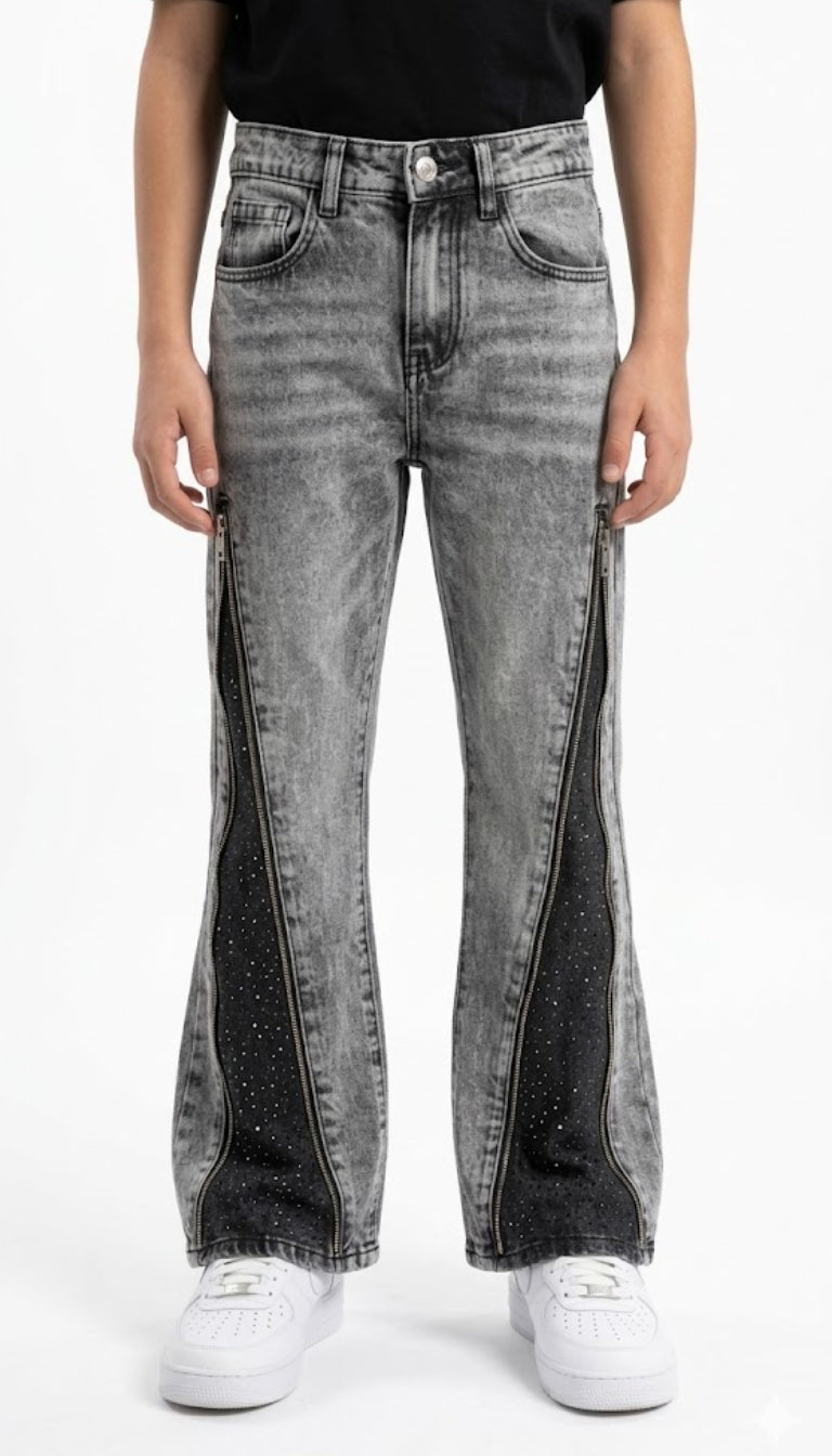 Jeans Flared Diamond  Baby