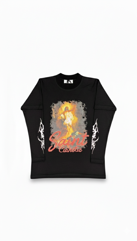 T-Shirt a Maniche Lunghe Saint