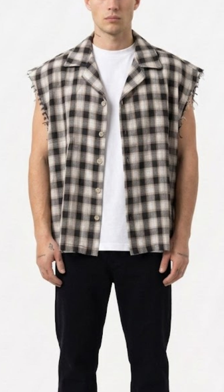 Camicia Checked Muscle