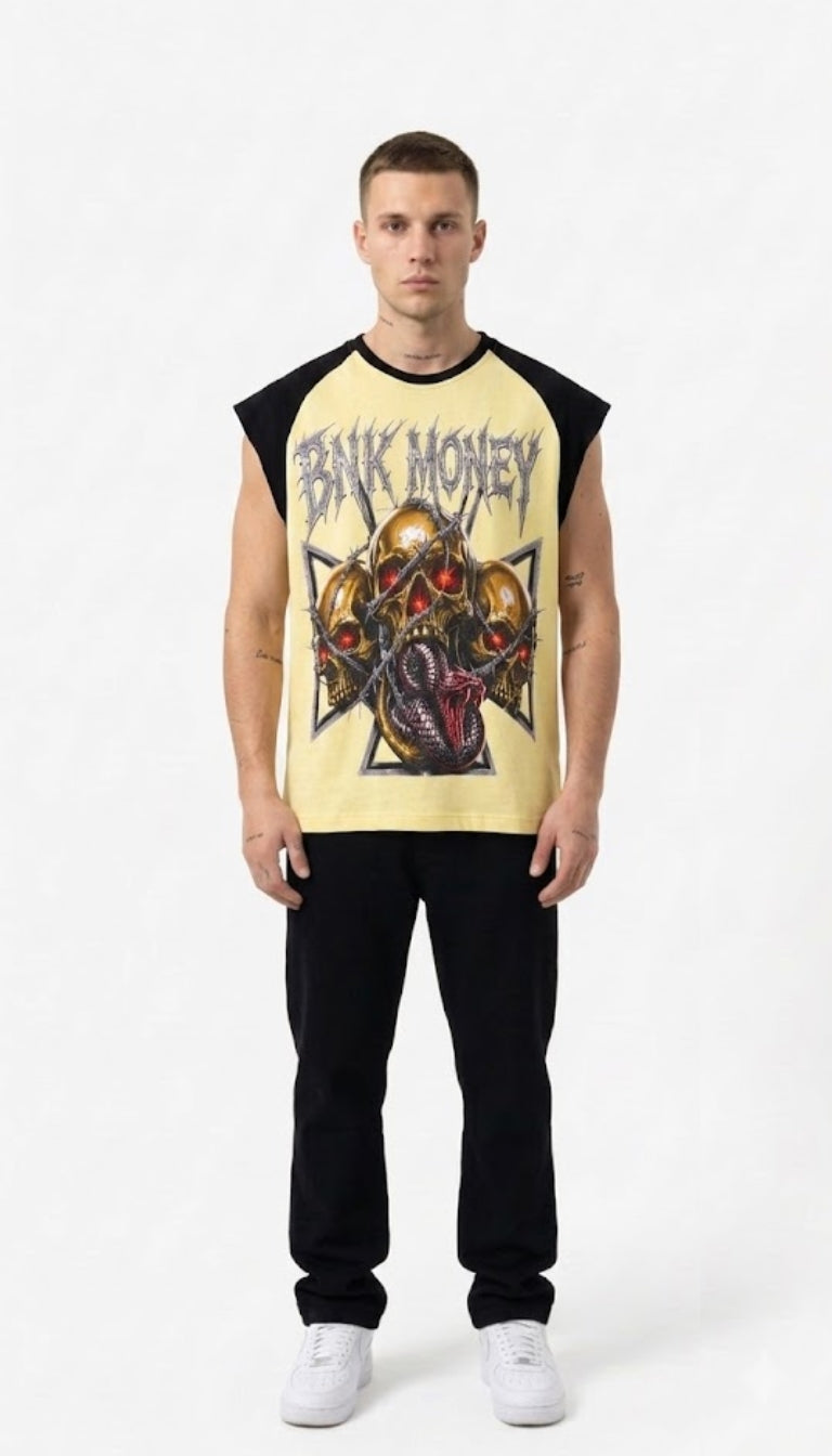Muscle Tee "BNK Hellfire Skulls"