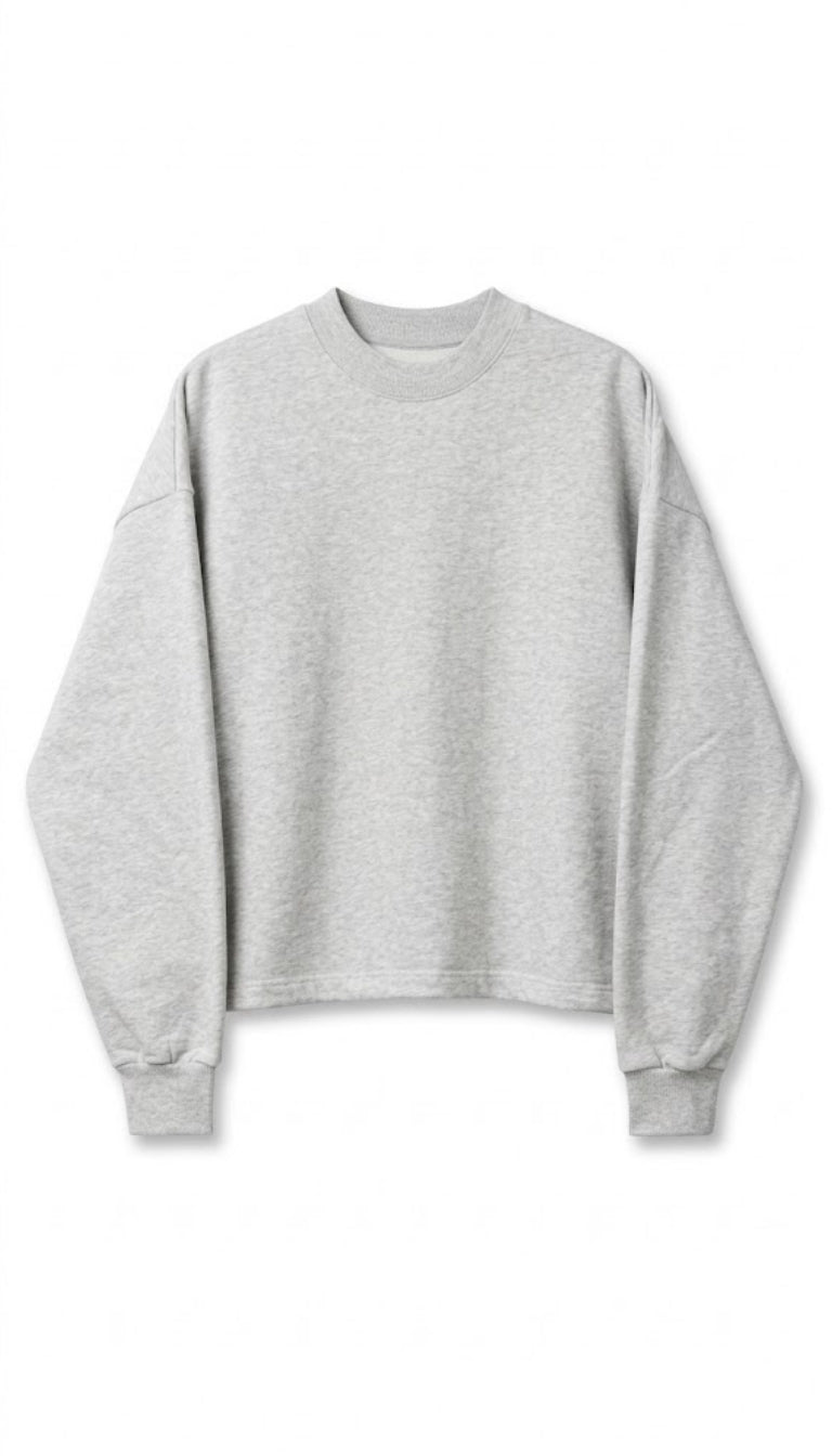 Felpa girocollo dal taglio oversize